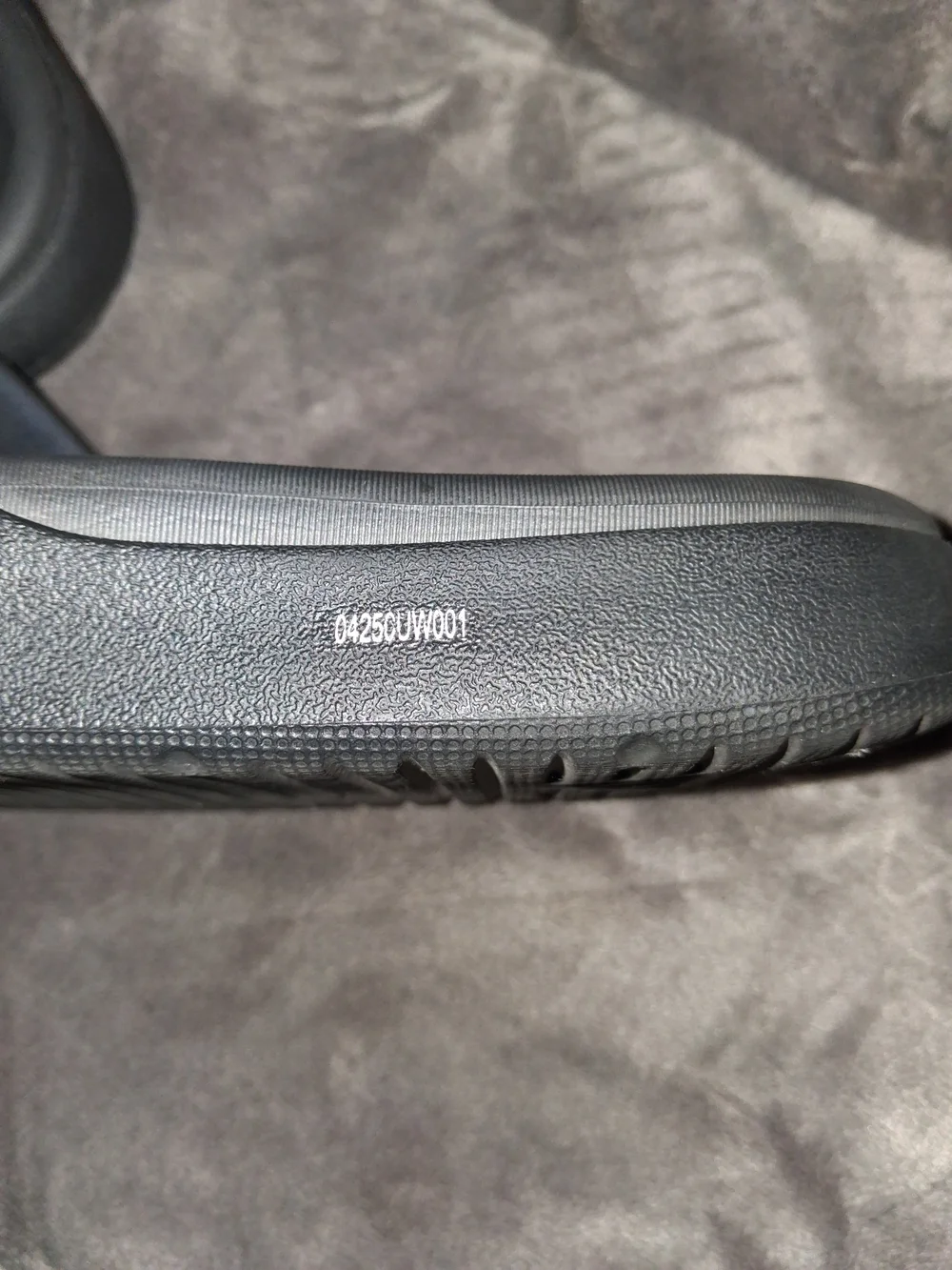 adidas Men's Black Slide Sandals